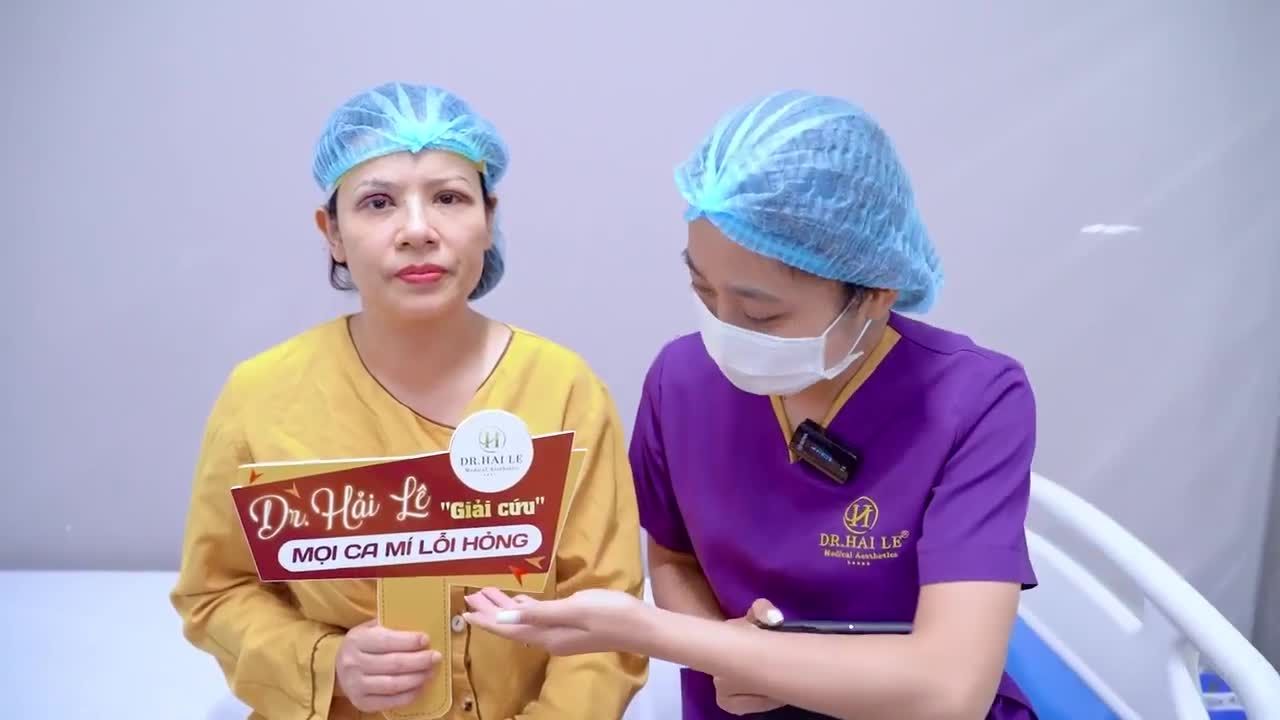 Mí mắt lỗi hỏng đứt cơ nâng mi được Dr.Hải Lê chỉnh hình thành công như thế nào? Mời cả nhà cùng đón xem
