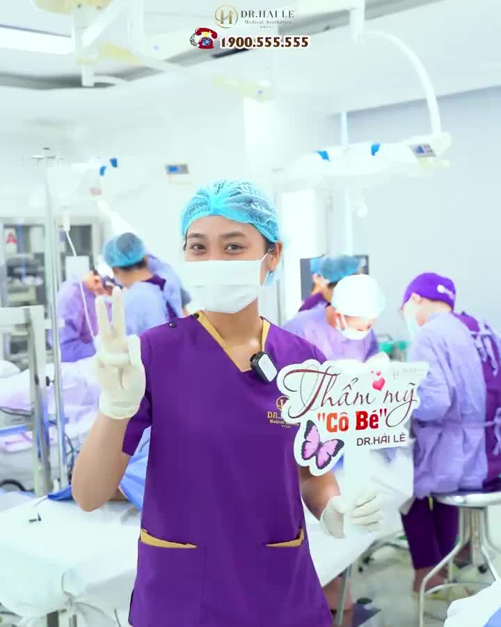 Chị em chia sẻ điều gì sau khi tân trang cô bé tại Dr Hải Lê???? 3,2,1 check....