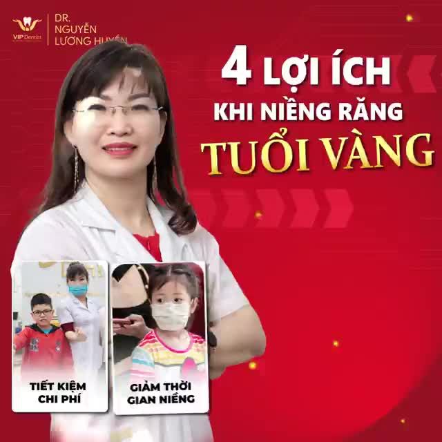 4 LỢI ÍCH KHI NIỀNG RĂNG TUỔI VÀNG