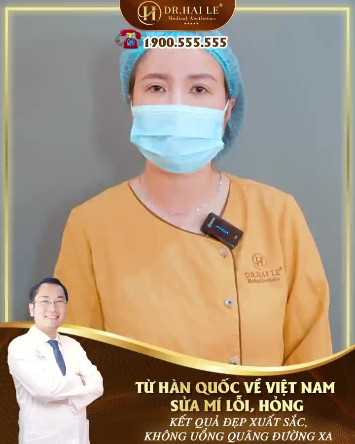 Sau quá trình tìm hiểu, theo dõi Dr.Hải Lê, chị đã vượt quãng đường xa từ Hàn Quốc về Việt Nam với mong muốn "giải cứu" cho đôi mắt của mình.