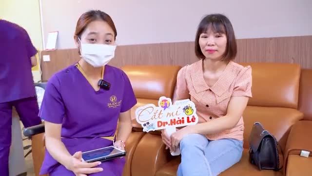 Chiêm ngưỡng ngay "tác phẩm" sau khi cắt mí của chị khách hàng cùng thấy được sự thây đổi sau 7 ngày