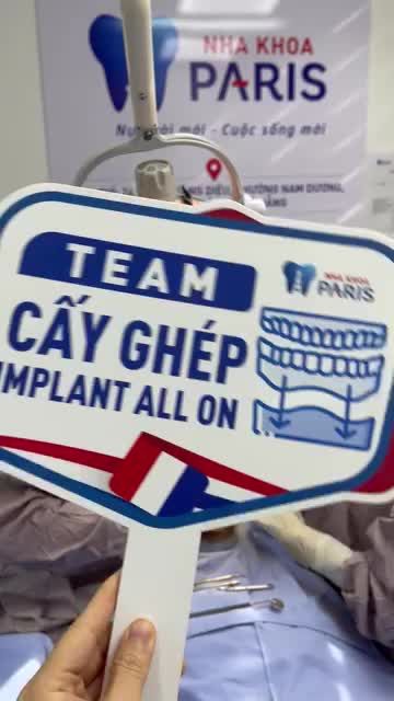 Ca phẫu thuật cắm 4 trụ Implant Pháp