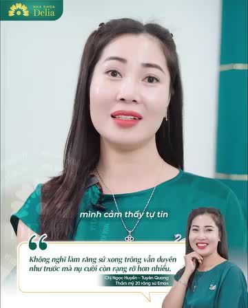 Sự hài lòng của khách hàng chính là minh chứng rõ ràng nhất cho Delia - địa chỉ thẩm mỹ răng sứ uy tín, chất lượng của mọi nhà