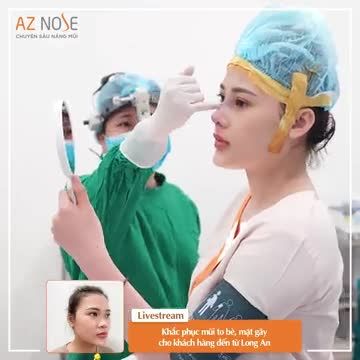 Hai chị em đến từ Long An tái khám sau 15 ngày nâng mũi