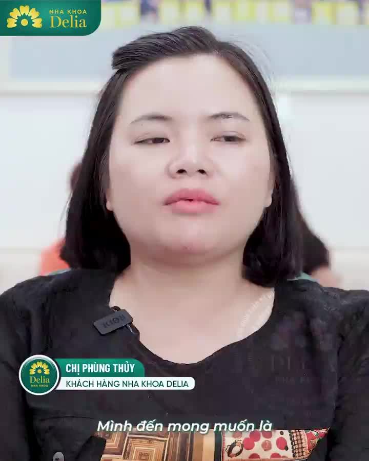 Bởi hoàn toàn tin tưởng nên chị Phùng Thị Thuỷ sẵn sàng di chuyển hơn 100km từ Phú Thọ lên Hà Nội để gửi gắm trọn vẹn nụ cười cho đội ngũ nha khoa Delia.