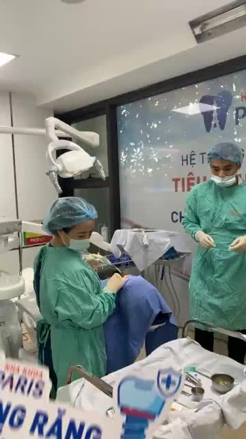 Quá trình cấy ghép trụ Implant Dio Hàn Quốc cho khách hàng Thanh Thuỷ sinh năm 1974 đến từ TP Bắc Giang cùng bác sĩ Hải Nam tại Nha Khoa Paris Bắc Ninh