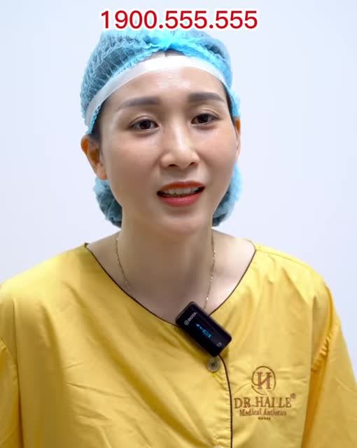Dù đã từng độn thái dương trước đó nhưng kết quả không được như mong đợi, chị gái quyết định trao niềm tin cho Dr.Hải Lê cải thiện đôi mắt và khắc phục tình trạng thái dương hõm của mình.