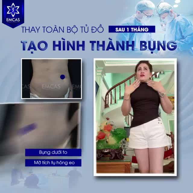 THAY TOÀN BỘ TỦ ĐỒ SAU 1 THÁNG TẠO HÌNH THÀNH BỤNG
