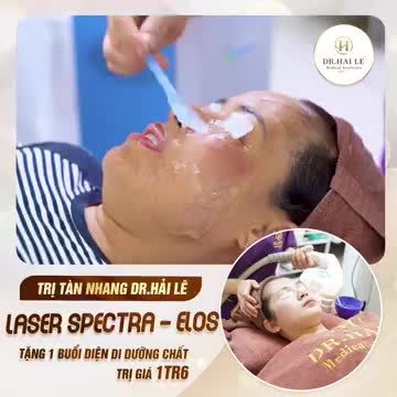 Elos tác động vào lớp biểu bì, bóc tách lớp tàn nhang trên bề mặt