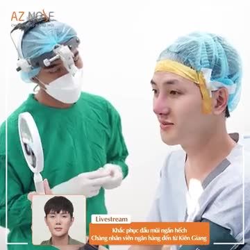 Tái tạo dáng mũi cho chàng nhân viên ngân hàng