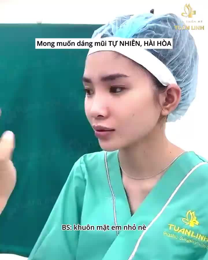 Mong muốn làm mũi TỰ NHIÊN thôi..Nhưng bác lỡ làm XINH QUÁ rồi sao??
