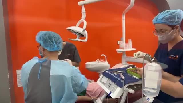 Cấy chân răng nhân tạo IMPLANT cho khách hàng Dương Thị Hiền 25t mất răng 36 tại Nha Khoa Vân Anh