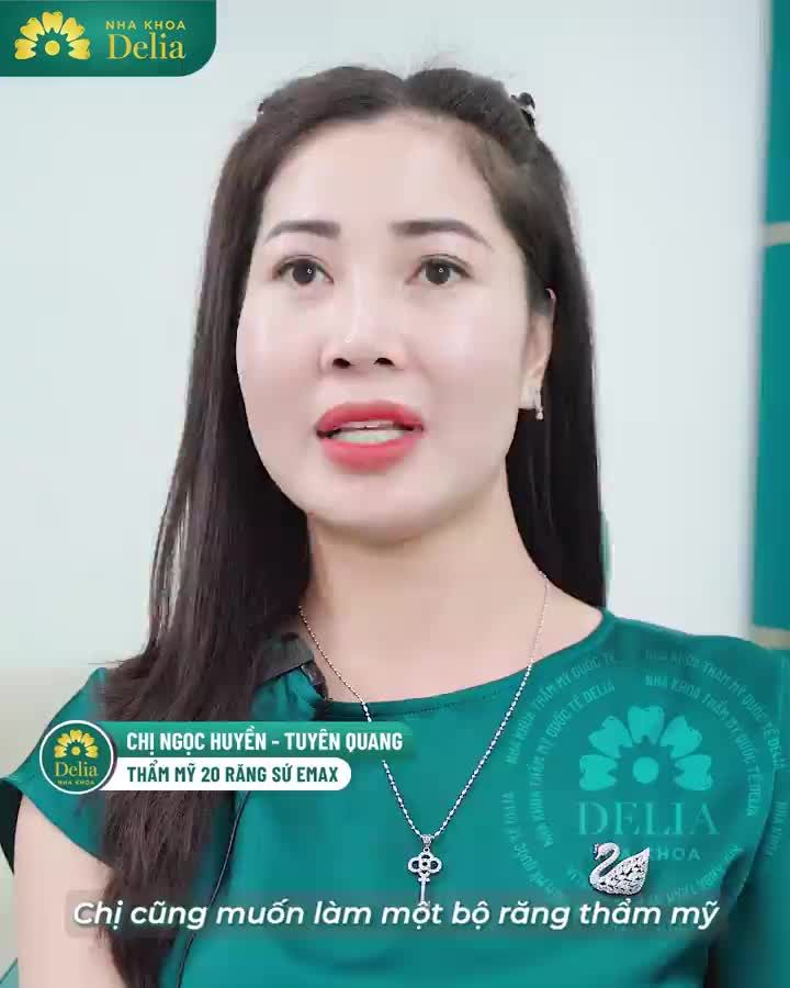 Mình đã chọn đúng trung tâm nha khoa uy tín rồi, tay nghề bác sĩ uy tín rồi thì không phải lo đâu” - Chị Minh Hà