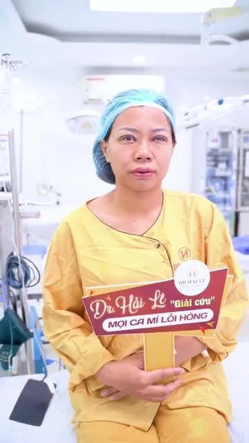 Combo Cắt mí + môi tim vừa thực hiện xong cả nhà cùng theo dõi