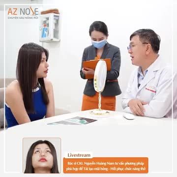 Tư vấn phương pháp phù hợp để tái tạo mũi hỏng - hồi phục chức năng thở