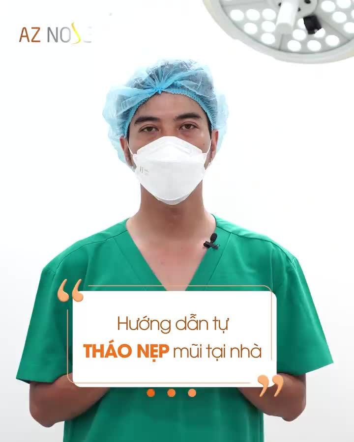 Hướng dẫn tự tháo nẹp mũi tại nhà trong dịp lễ