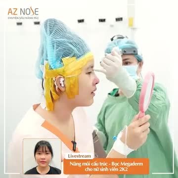 Nữ sinh viên 2K2 chia sẻ cảm nhận khi xem dáng mũi trước khi đóng vết khâu