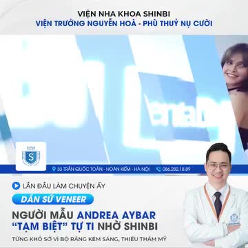 ĐỪNG BỎ QUA: ANDREA AYBAR THĂNG HẠNG NHAN SẮC “10 ĐIỂM KHÔNG CÓ NHƯNG” NHỜ DÁN SỨ VENEER