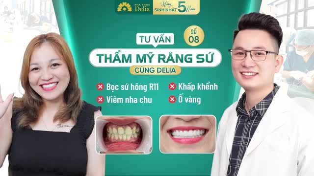 Trước khi đến với nha khoa Delia, chị Dương Thị Xuân từng cảm thấy chưa được tự tin trong giao tiếp do nụ cười có các khuyết điểm