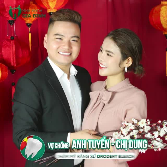 TOP 4 CẶP VỢ CHỒNG CHỌN NHA KHOA GIA ĐÌNH TÂN TRANG NỤ CƯỜI