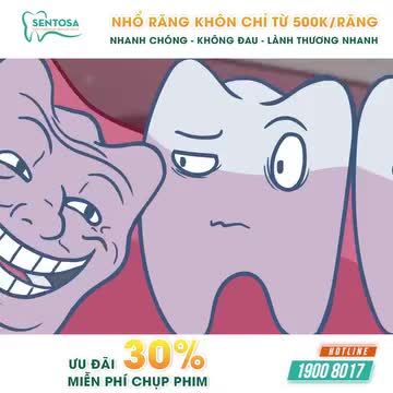NHỔ RĂNG KHÔN KHÔNG ĐAU CHỈ TỪ 500K/RĂNG
