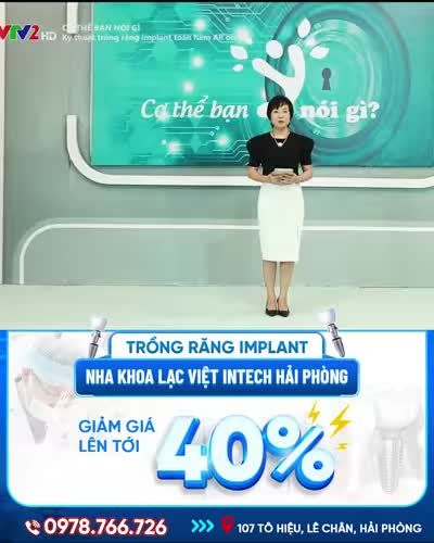 Trồng răng implant cùng chuyên gia tại Hải Phòng