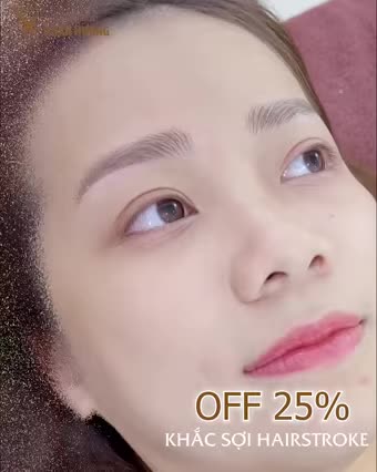 À lôi!  Khắc sợi mày Hairstroke tại VTM Xuân Hương siêu xinh, ngắm mãi không muốn rời như thế này đây!