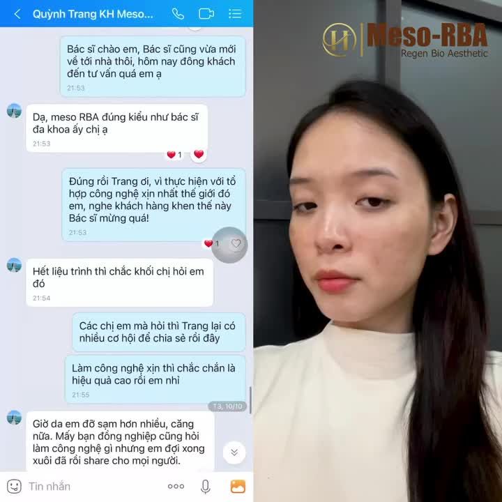 Muốn sở hữu làn da đẹp, không tốn nhiều thời gian với chi phí tiết kiệm thì Meso-RBA chính là sự lựa chọn hàng đầu dành cho các chị em!