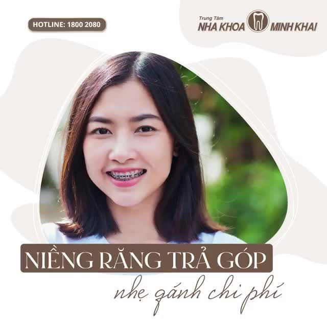 Niềng răng trả góp, nhẹ gánh chi phí