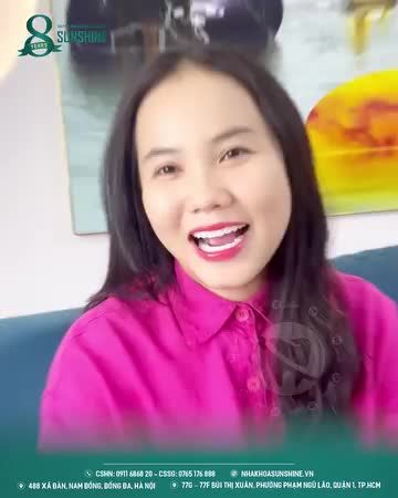 Chị Huỳnh Thị Ngọc Quý chia sẻ sau khi thẩm mỹ 20 răng toàn sứ Cercon HT.