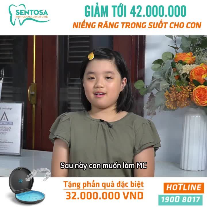NIỀNG RĂNG TRONG SUỐT CHO CON