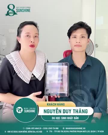 Có tất cả nhưng thiếu nụ cười tự tin – đó chính là khuyết điểm duy nhất khiến bạn NGUYỄN DUY THĂNG quyết định từ NHẬT BẢN về Việt Nam để thay đổi nụ cười.