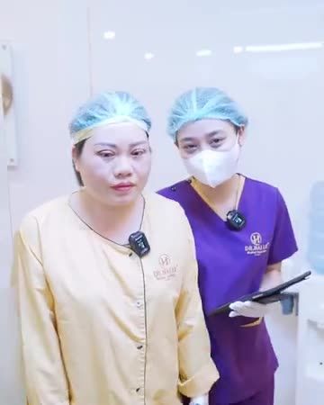 Đôi mắt lỗi hỏng nặng bạn đừng quá lo lắng khi có công nghệ giải cứu mí lỗi hỏng DeepTech tại Dr.Hải Lê