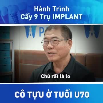 Cùng lắng nghe cảm nhận thực tế của cô Tựu - Khách hàng 70 tuổi mất 11 răng, có bệnh nền tai biến tìm lại được niềm vui trong cuộc sống sau khi cải thiện bằng phương pháp cấy ghép Implant tại Nha khoa Paris chi nhánh Bà Triệu.