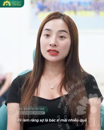Kết quả nụ cười sứ mới khỏe đẹp rạng rỡ và nghe những cảm nhận chân thành nhất của chị Vân về nụ cười mới tại Delia