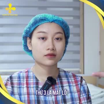 Những bạn mắt lồi bẩm sinh, mắt không có da chùng và mỡ thừa, tuy nhiên có nhiều nếp mí như TikToker Đồng Trang hoàn toàn có thể lựa chọn phương pháp nhấn mí.