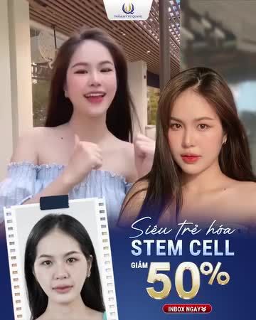 Hết lõm hóp - Hóa hot girl  Siêu trẻ hoá Stem Cell - Phép màu cho khuôn mặt góc cạnh của Hương Giang và hàng nghìn chị em khác.