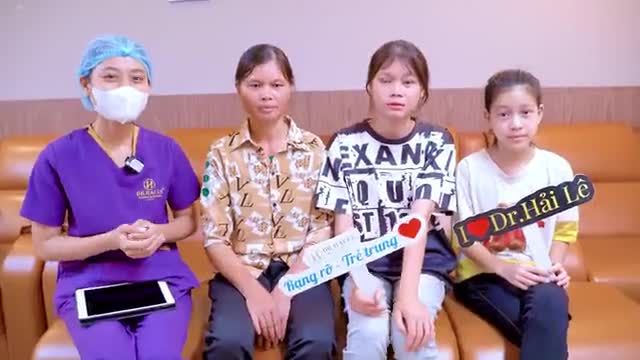 Mẹ và gia đình là niềm động lực giúp em vượt qua sự tự ti và giúp em tìm được bác sĩ có tâm để lấy lại tự tin từ đôi mắt sụp mí bẩm sinh