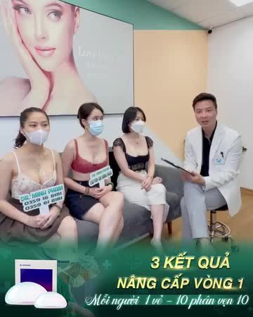 Gặp lại khách hàng thân yêu sau nâng cấp vòng 1 tại Dr. Minh Phạm với các dòng túi độn và size khác nhau