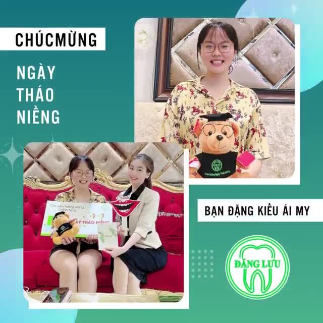 Chúc mừng Ái My đã niềng răng thành công tại Nha Khoa Đăng Lưu, chấm dứt tình trạng hô 2 hàm, hô xương ổ răng hàm trên, tự tin khoe nụ cười rạng rỡ!