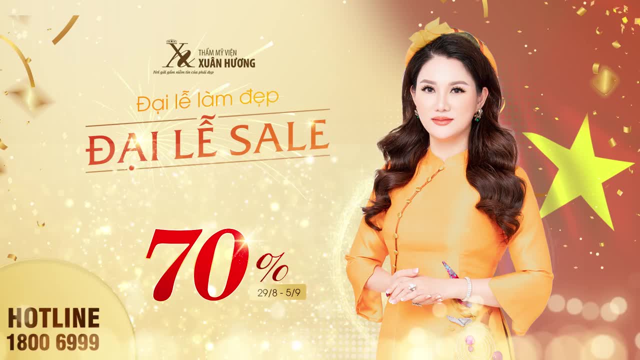 ĐẠI LỄ SALE 70% - CHỈ CÒN 99 SUẤT - ĐẶT LỊCH NGAY