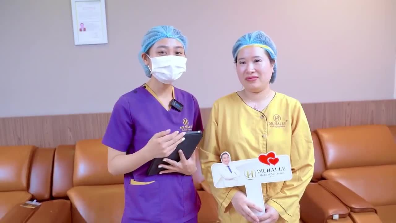 Sự thay đổi ngoạn mục chỉ sau 45 phút cắt mí tại Dr.Hải Lê