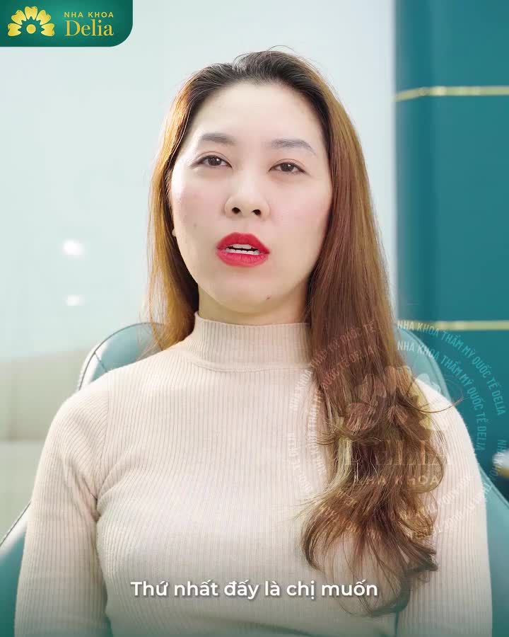Cùng lắng nghe những chia sẻ của chị Quỳnh Anh sau thẩm mỹ răng sứ tại nha khoa Delia.