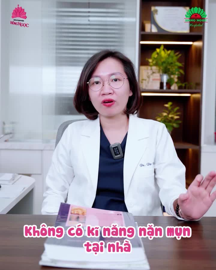 NHỮNG LÝ DO BẠN KHÔNG NÊN NẶN MỤN TẠI NHÀ