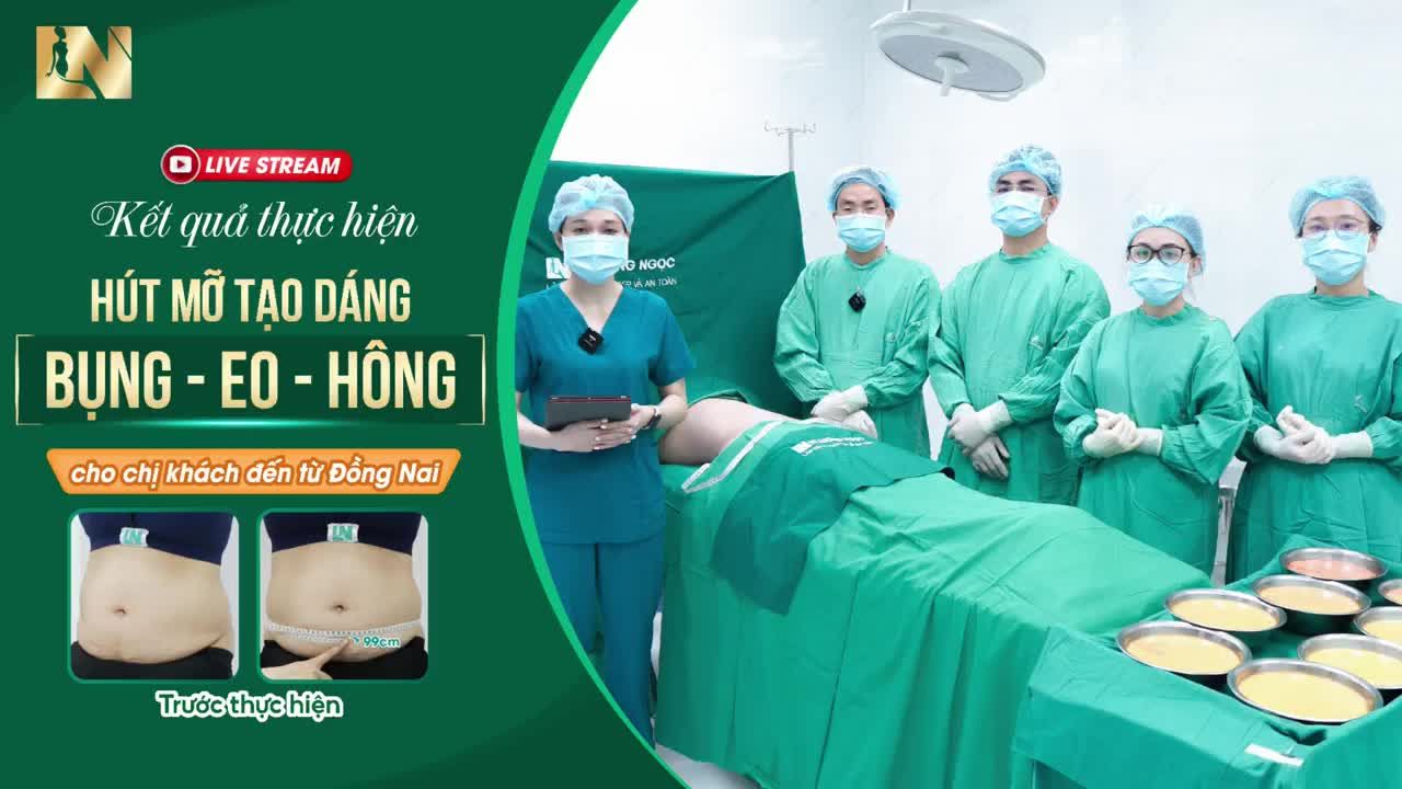 Hôm nay, ekip rất vui khi đón tiếp chị khách đến từ Đồng Nai thực hiện dịch vụ hút mỡ tạo dáng bụng - eo - hông nhằm tôn tạo cho mình một dáng vóc hoàn mỹ như mong đợi.