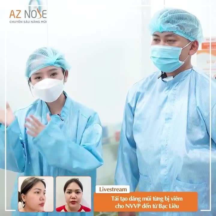 Tái tạo dáng mũi cho nhân viên văn phòng đến từ Bạc Liêu