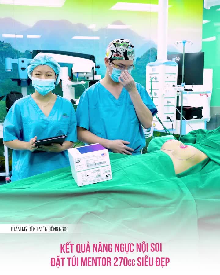 KẾT QUẢ NÂNG NGỰC NỘI SOI ĐƯỜNG NÁCH SIÊU ĐẸP