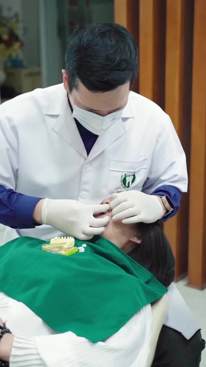 QUÁ TRÌNH THẠC SĨ, BÁC SĨ NGUYỄN THẠC HẢI THỰC HIỆN ƯỚM RĂNG CHO MỘT CASE LÂM SÀNG