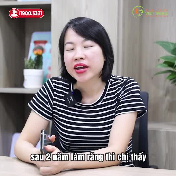 RĂNG SỨ VẪN KHỎE MẠNH SAU 2 NĂM SỬ DỤNG