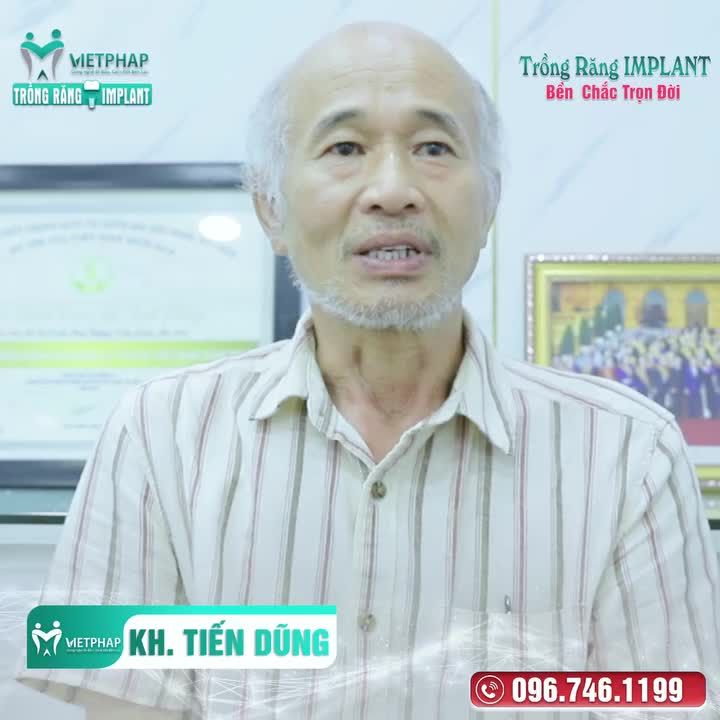 CẬN CẢNH QUY TRÌNH TRỒNG RĂNG IMPLANT CHO KHÁCH HÀNG VIỆT KIỀU ĐỨC TẠI VIỆT PHÁP